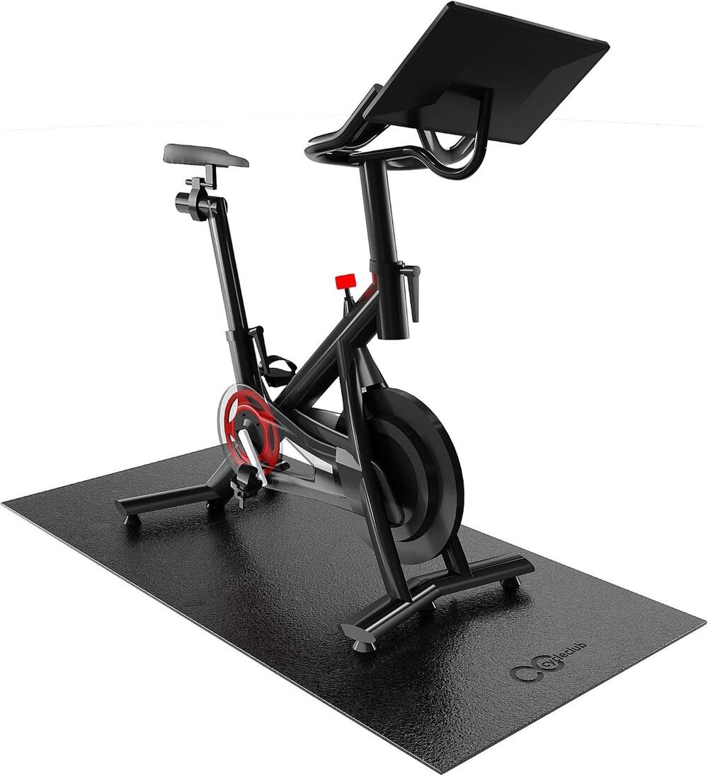 Thick 30x60 Treadmill Floor Mat Peloton Bike Elliptical Spin Walking Pad Protect